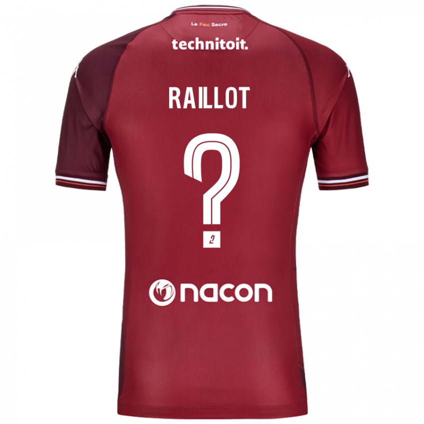 Kvinder Lilian Raillot #0 Rød Granata Hjemmebane Spillertrøjer 2024/25 Trøje T-Shirt