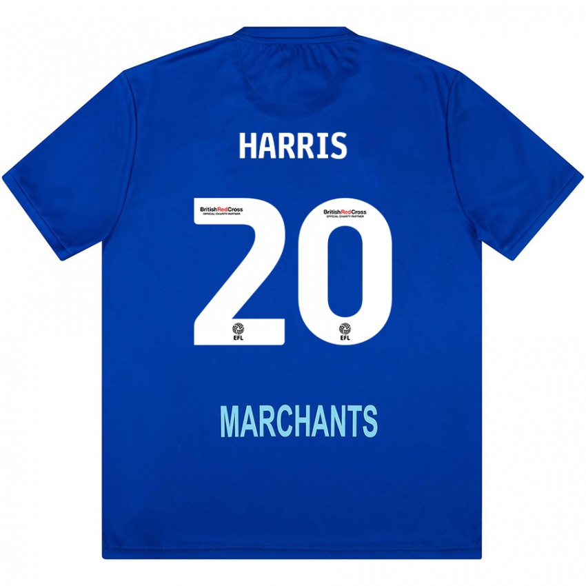 Kvinder Max Harris #20 Grøn Udebane Spillertrøjer 2024/25 Trøje T-Shirt