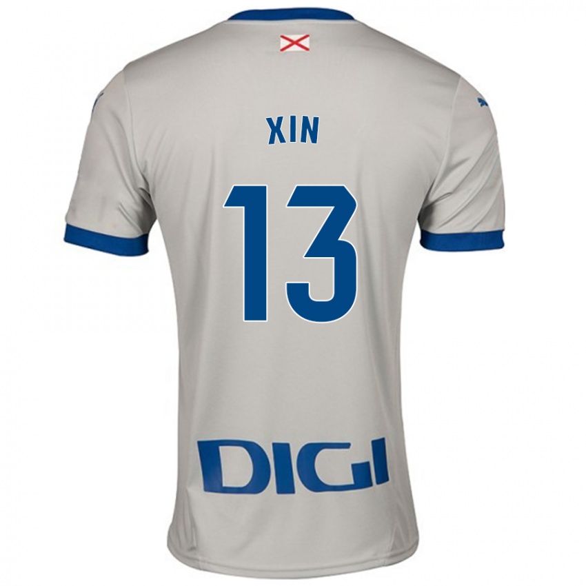 Kvinder Jana Xin #13 Lysegrå Udebane Spillertrøjer 2024/25 Trøje T-Shirt