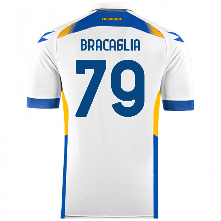 Kvinder Gabriele Bracaglia #79 Hvid Udebane Spillertrøjer 2024/25 Trøje T-Shirt