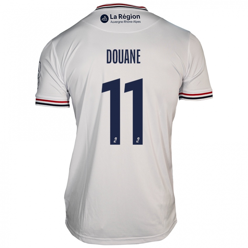 Kvinder Maïdine Douane #11 Hvid Udebane Spillertrøjer 2024/25 Trøje T-Shirt