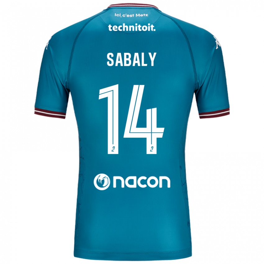 Kvinder Cheikh Sabaly #14 Bleu Benzin Udebane Spillertrøjer 2024/25 Trøje T-Shirt