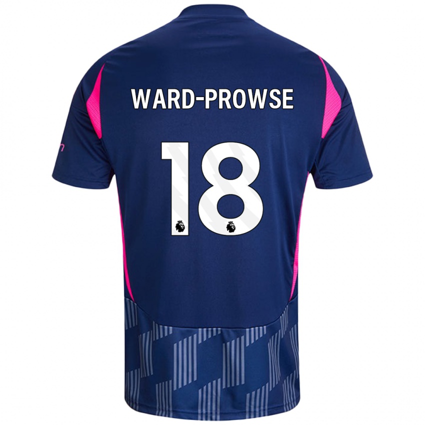 Børn James Ward-Prowse #18 Kongeblå Pink Udebane Spillertrøjer 2024/25 Trøje T-Shirt