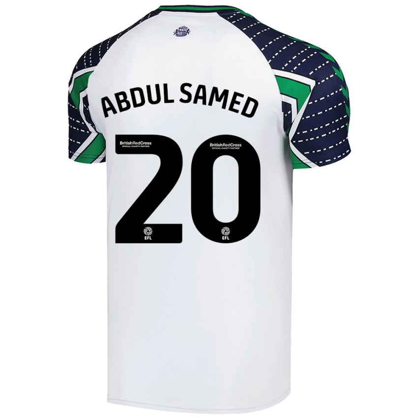 Børn Salis Abdul Samed #20 Hvid Udebane Spillertrøjer 2024/25 Trøje T-Shirt