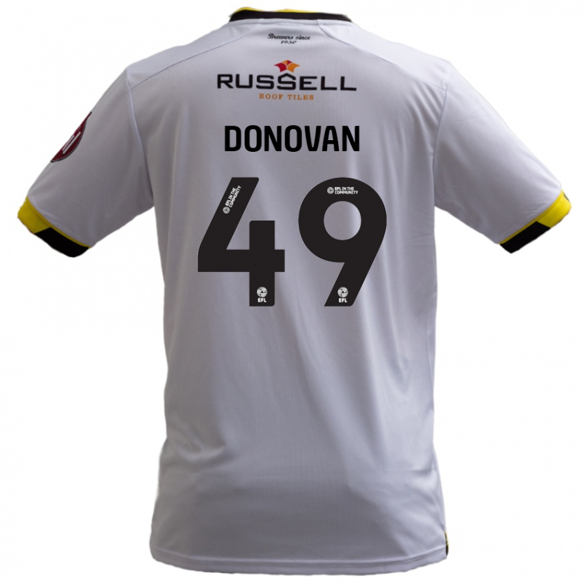 Børn Romelle Donovan #49 Hvid Udebane Spillertrøjer 2024/25 Trøje T-Shirt