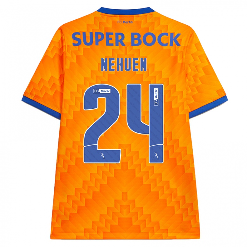 Børn Nehuén Pérez #24 Orange Udebane Spillertrøjer 2024/25 Trøje T-Shirt