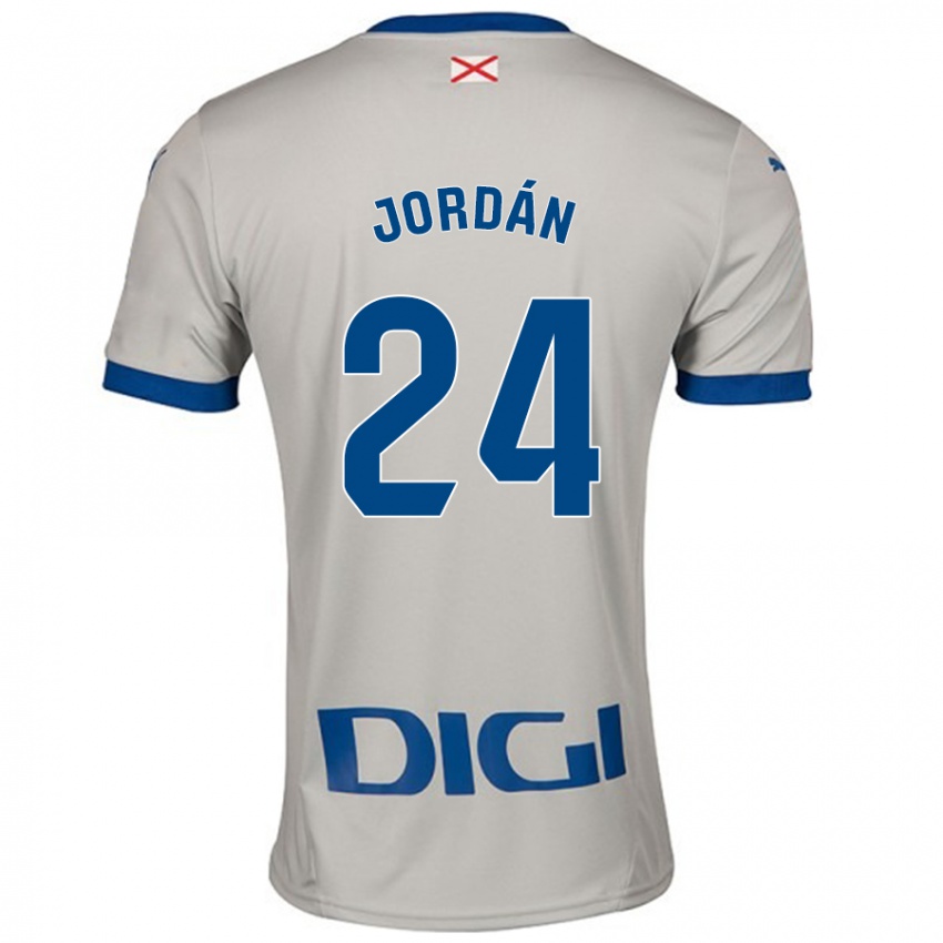 Mænd Joan Jordán #24 Lysegrå Udebane Spillertrøjer 2024/25 Trøje T-Shirt