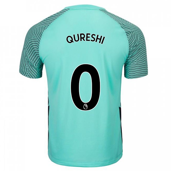Kvinder Jaami Qureshi #0 Mørk Himmelblå Udebane Spillertrøjer 2021/22 Trøje T-shirt