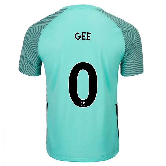 Kvinder Jake Gee #0 Mørk Himmelblå Udebane Spillertrøjer 2021/22 Trøje T-shirt