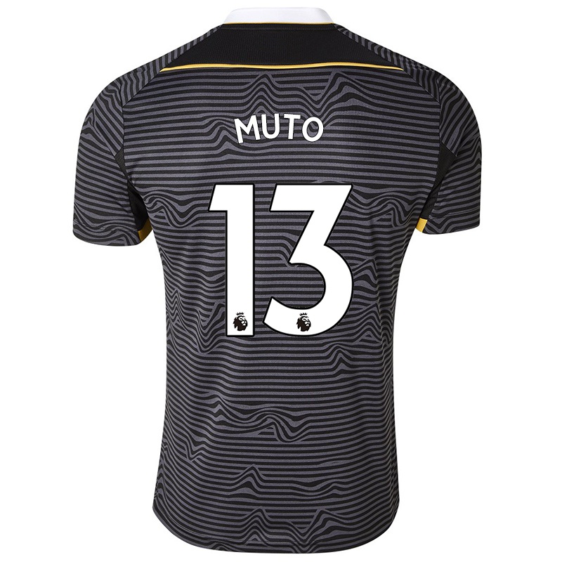 Kvinder Yoshinori Muto #13 Sort Udebane Spillertrøjer 2021/22 Trøje T-shirt