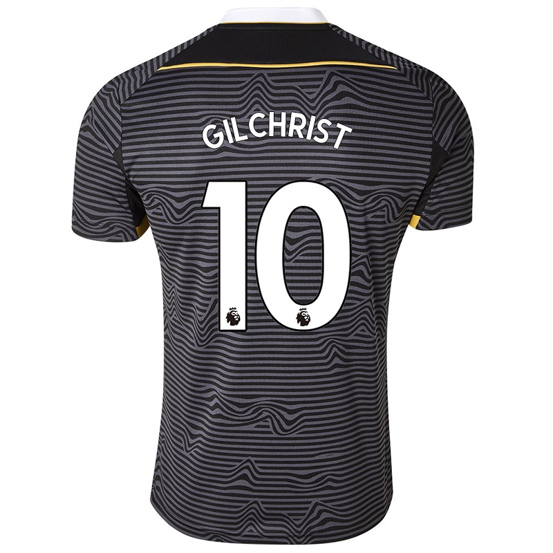 Kvinder Abbie Gilchrist #10 Sort Udebane Spillertrøjer 2021/22 Trøje T-shirt