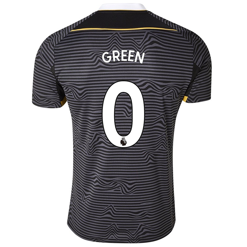 Kvinder Joel Green #0 Sort Udebane Spillertrøjer 2021/22 Trøje T-shirt