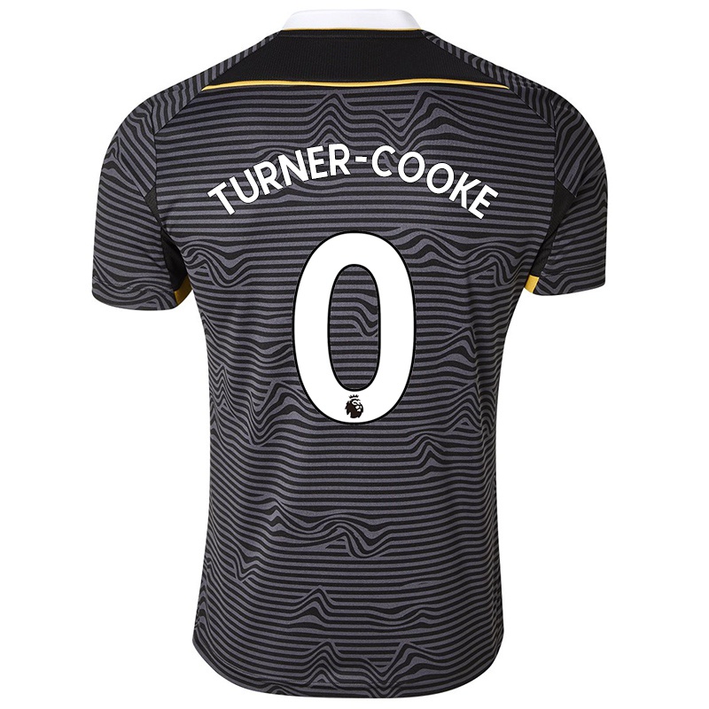 Kvinder Jay Turner-cooke #0 Sort Udebane Spillertrøjer 2021/22 Trøje T-shirt