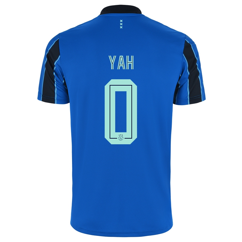 Kvinder Gibson Yah #0 Blå Sort Udebane Spillertrøjer 2021/22 Trøje T-shirt