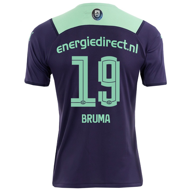 Kvinder Bruma #19 Mørk Violet Udebane Spillertrøjer 2021/22 Trøje T-shirt