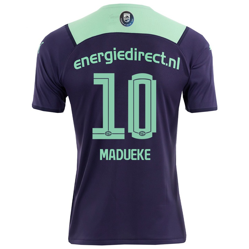 Kvinder Noni Madueke #10 Mørk Violet Udebane Spillertrøjer 2021/22 Trøje T-shirt