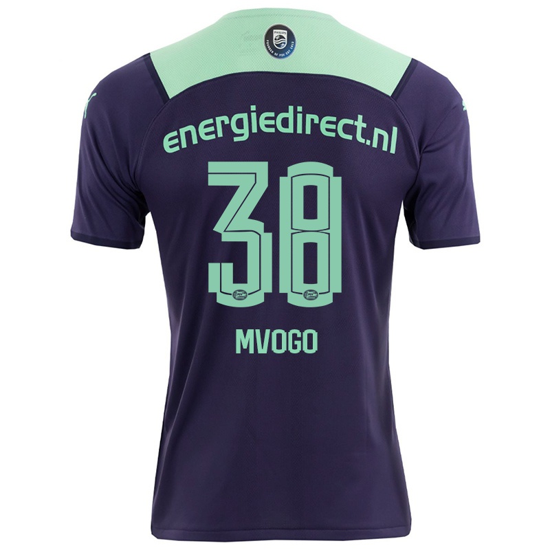 Kvinder Yvon Mvogo #38 Mørk Violet Udebane Spillertrøjer 2021/22 Trøje T-shirt