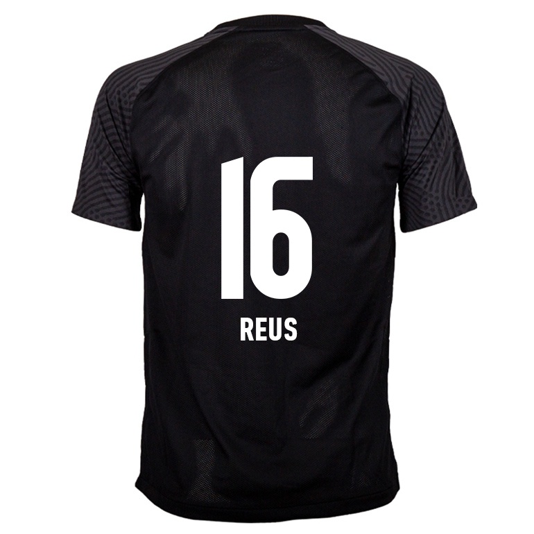 Kvinder Beau Reus #16 Sort Udebane Spillertrøjer 2021/22 Trøje T-shirt