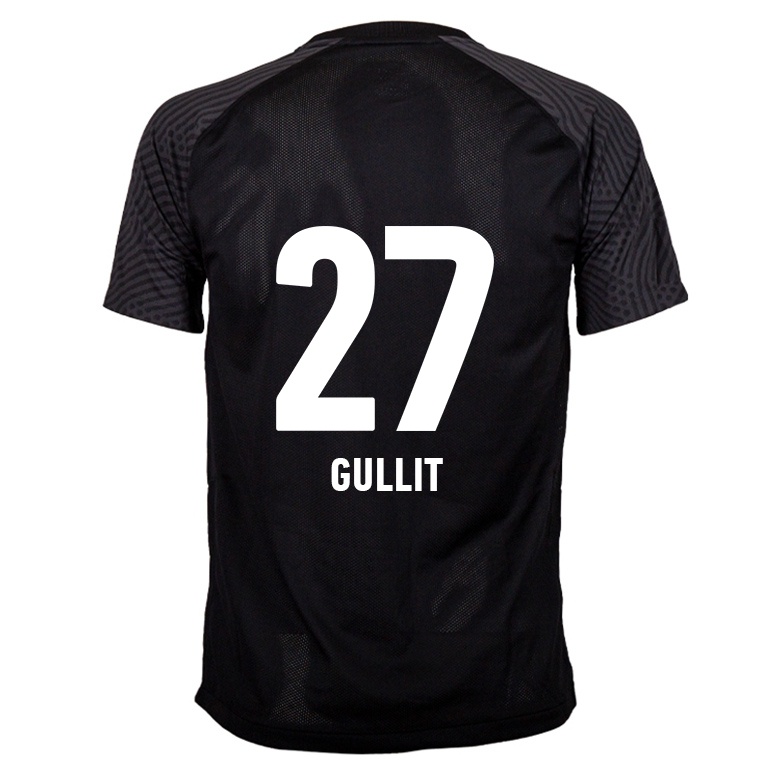 Kvinder Maxim Gullit #27 Sort Udebane Spillertrøjer 2021/22 Trøje T-shirt