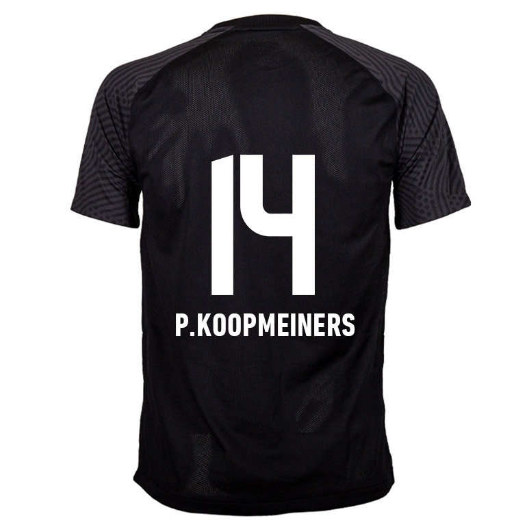 Kvinder Peer Koopmeiners #14 Sort Udebane Spillertrøjer 2021/22 Trøje T-shirt