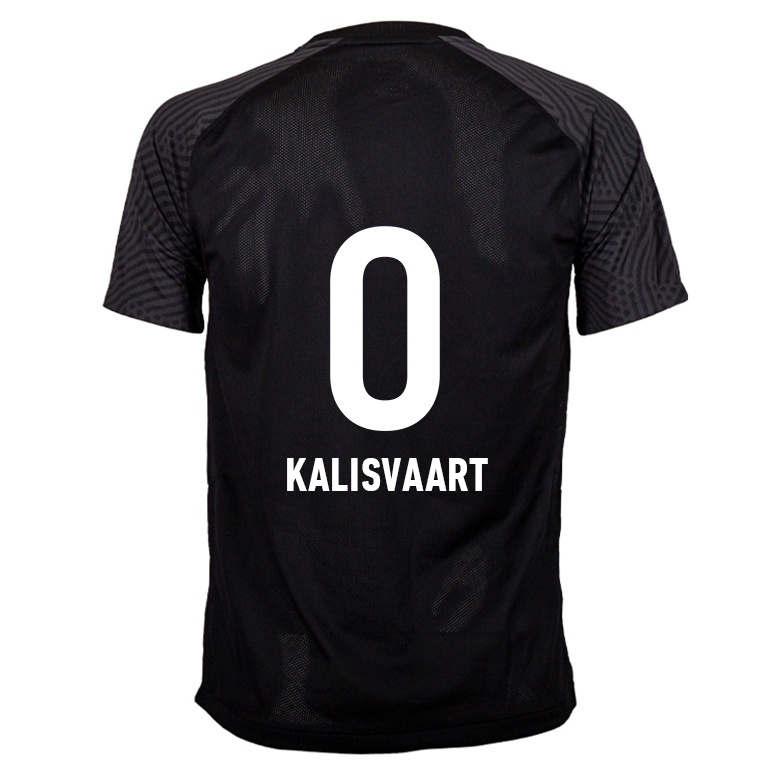 Kvinder Job Kalisvaart #0 Sort Udebane Spillertrøjer 2021/22 Trøje T-shirt