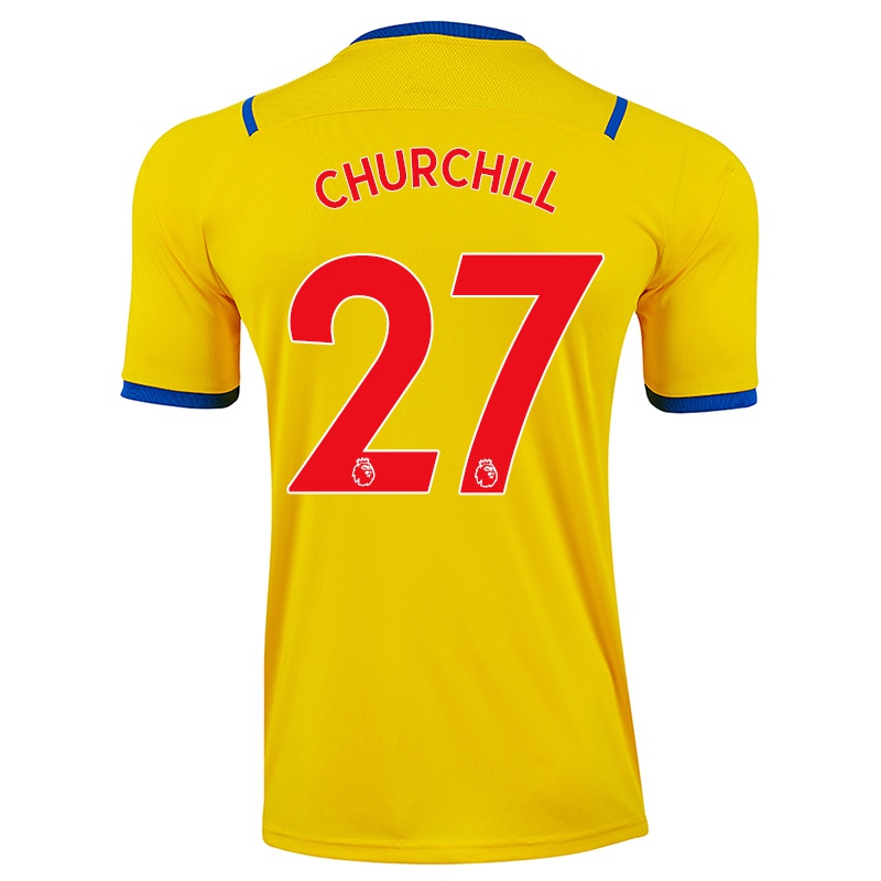 Kvinder Hannah Churchill #27 Gul Udebane Spillertrøjer 2021/22 Trøje T-shirt