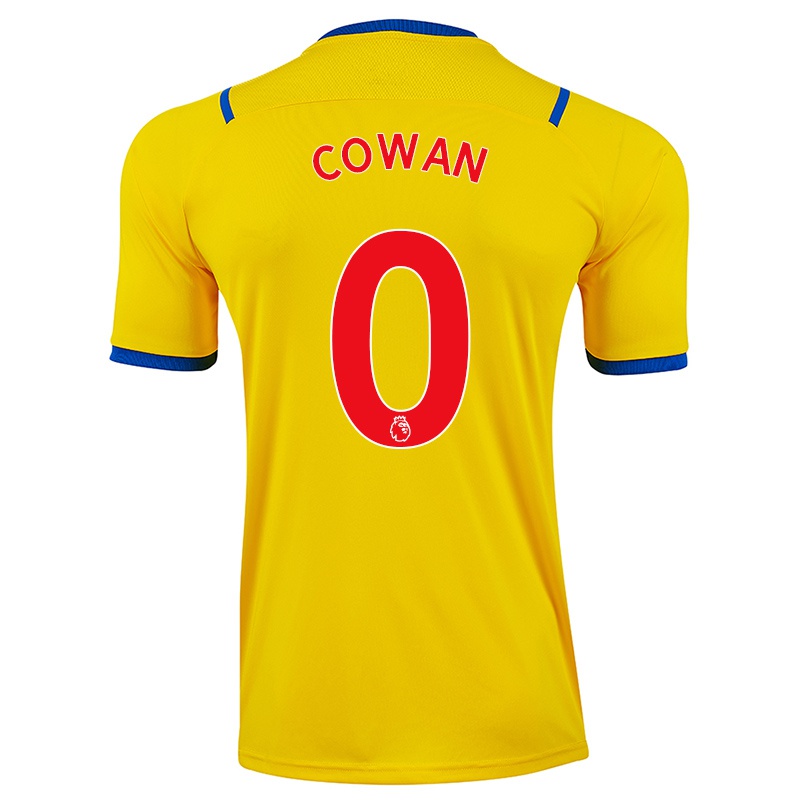 Kvinder Leanne Cowan #0 Gul Udebane Spillertrøjer 2021/22 Trøje T-shirt