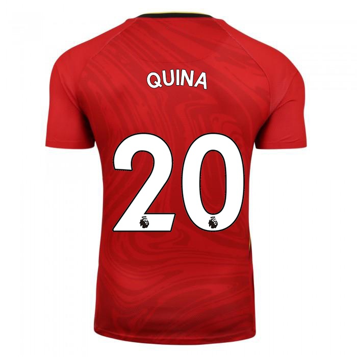 Kvinder Domingos Quina #20 Rød Udebane Spillertrøjer 2021/22 Trøje T-shirt