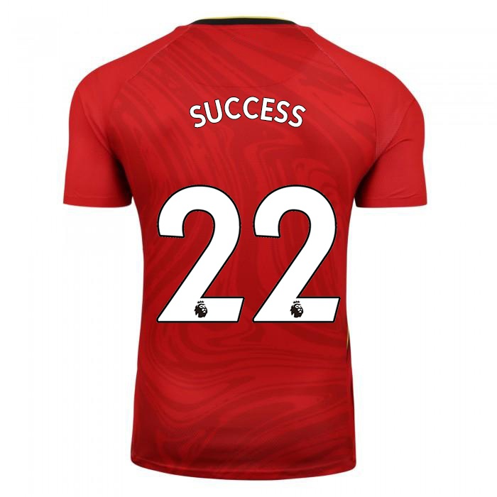 Kvinder Isaac Success #22 Rød Udebane Spillertrøjer 2021/22 Trøje T-shirt