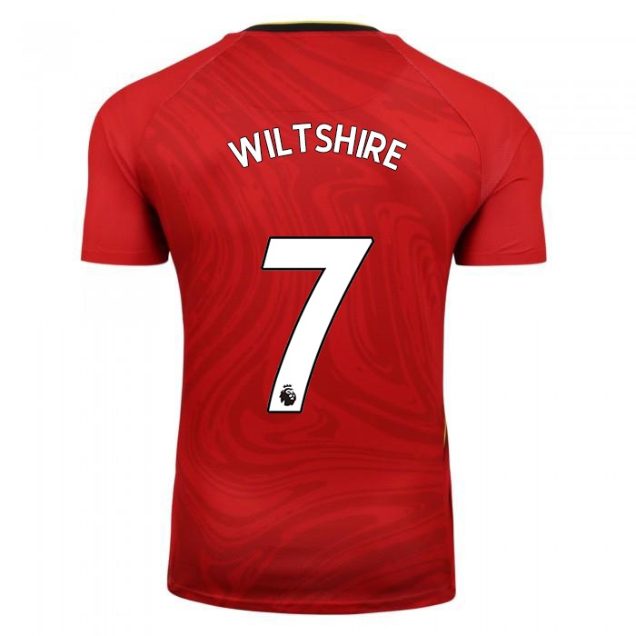 Kvinder Sarah Wiltshire #7 Rød Udebane Spillertrøjer 2021/22 Trøje T-shirt
