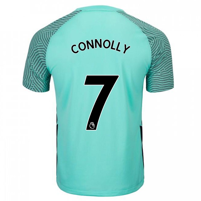 Kvinder Aaron Connolly #7 Mørk Himmelblå Udebane Spillertrøjer 2021/22 Trøje T-shirt