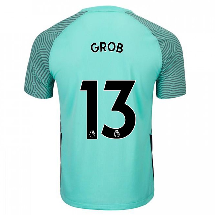 Kvinder Pascal Grob #13 Mørk Himmelblå Udebane Spillertrøjer 2021/22 Trøje T-shirt