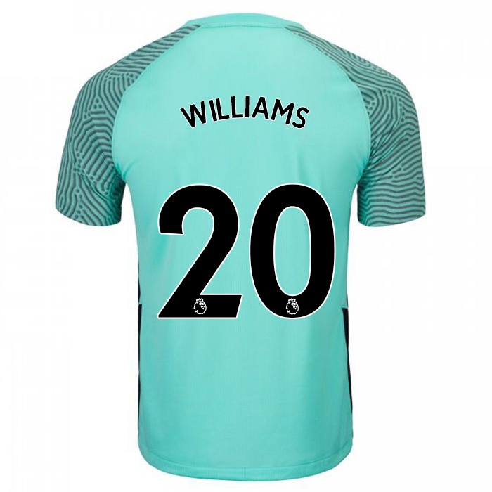 Kvinder Victoria Williams #20 Mørk Himmelblå Udebane Spillertrøjer 2021/22 Trøje T-shirt