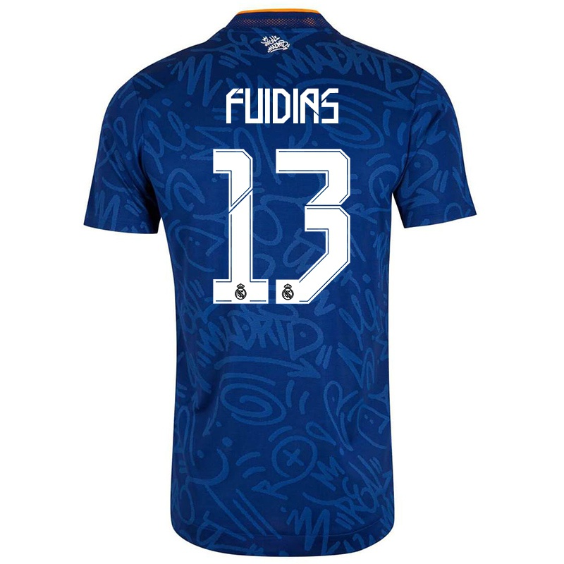 Kvinder Toni Fuidias #13 Mørkeblå Udebane Spillertrøjer 2021/22 Trøje T-shirt