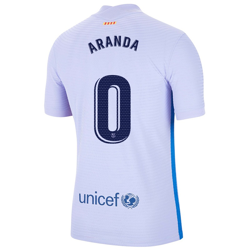 Kvinder Antonio Aranda #0 Lys Violet Udebane Spillertrøjer 2021/22 Trøje T-shirt