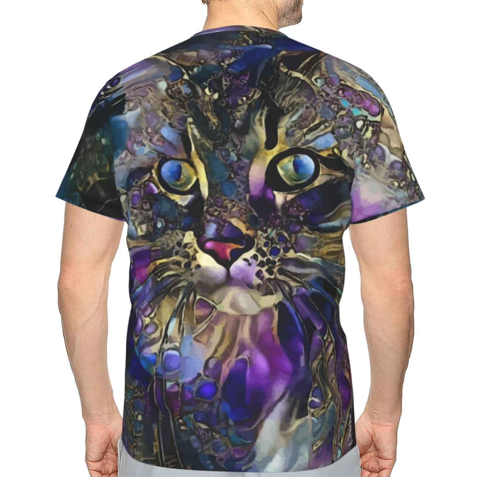 Merry Lilla Kat Blandet Medieelementer Klassisk T-shirt