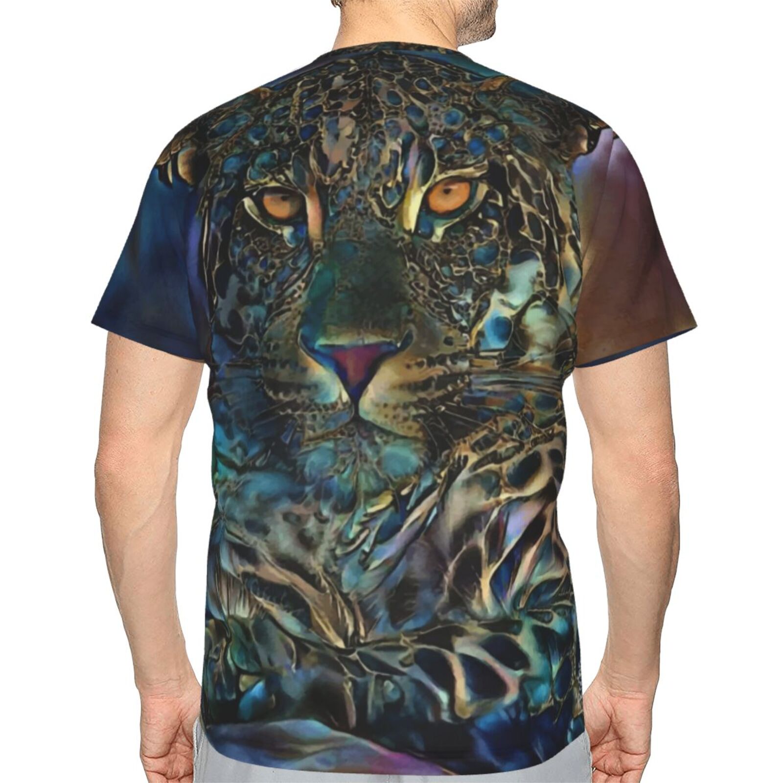 Laria Leopard Blandet Medieelementer Klassisk T-shirt