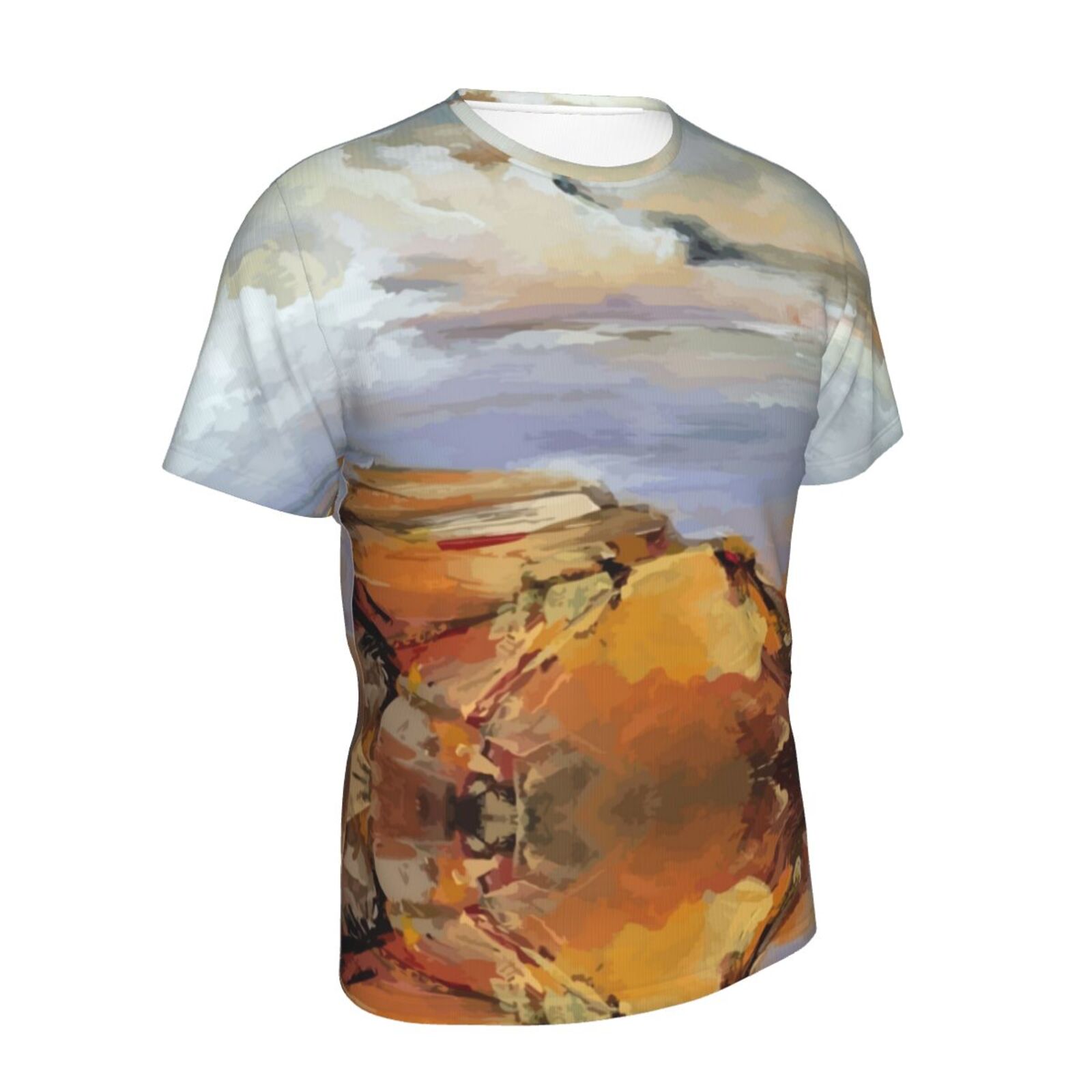 Yellow Rocks Malerelementer Klassisk T-shirt