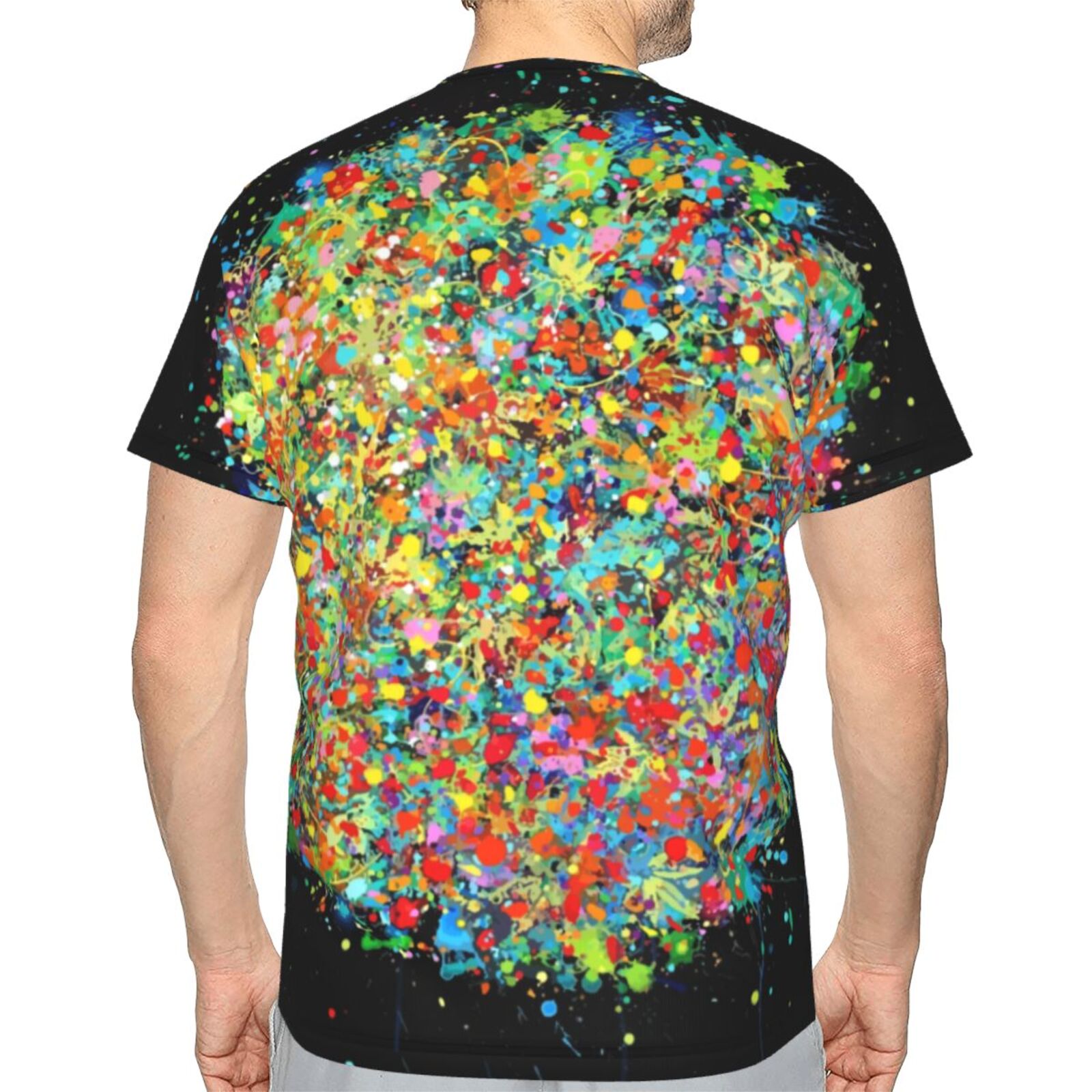 Cosmic Jungle Malerelementer Klassisk T-shirt