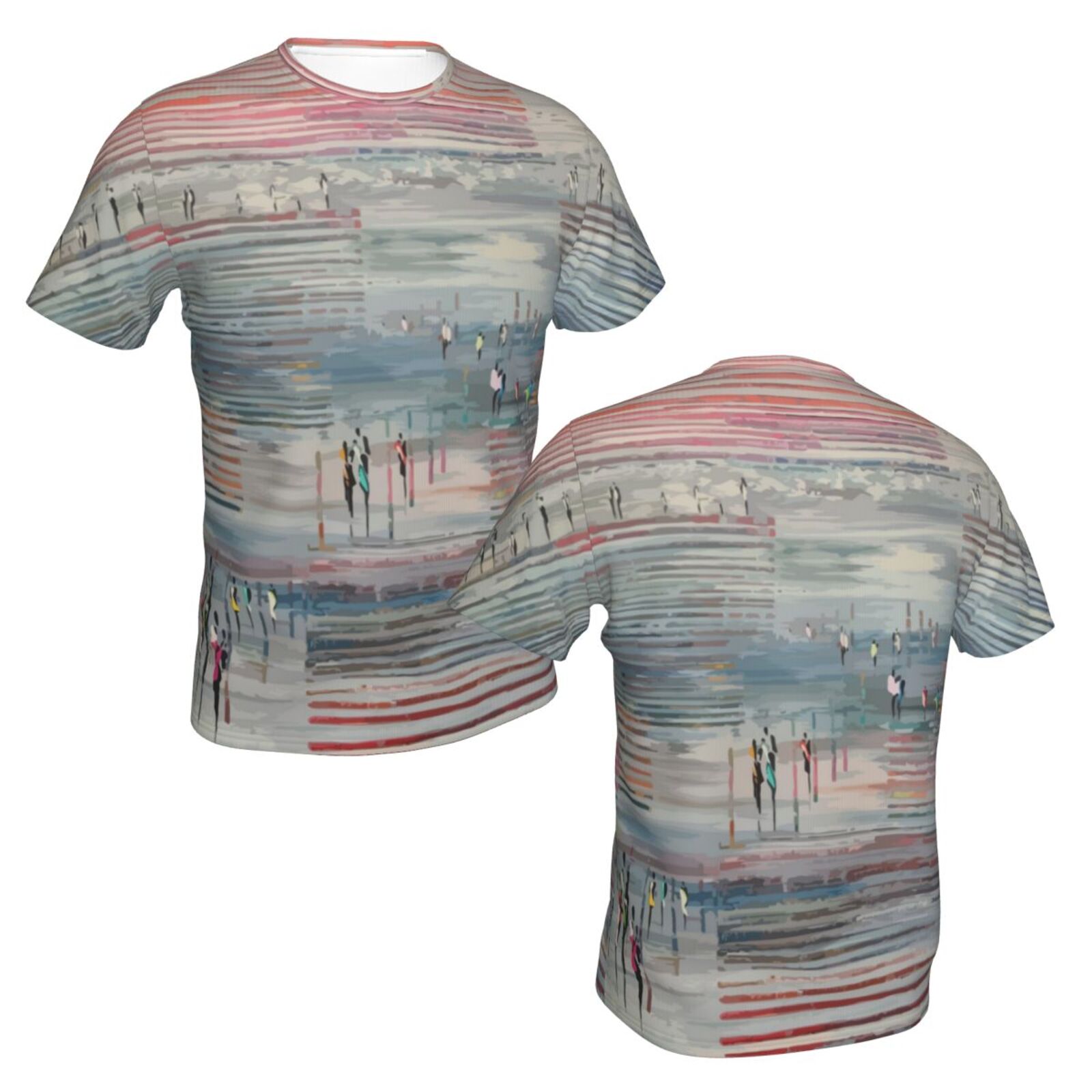 Stripes Malerelementer Klassisk T-shirt