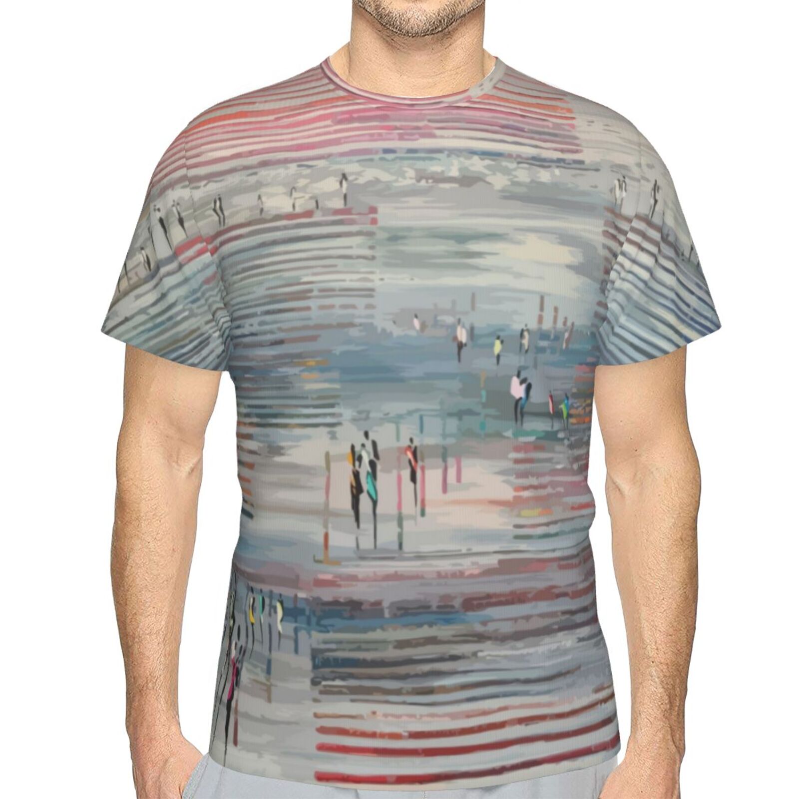 Stripes Malerelementer Klassisk T-shirt