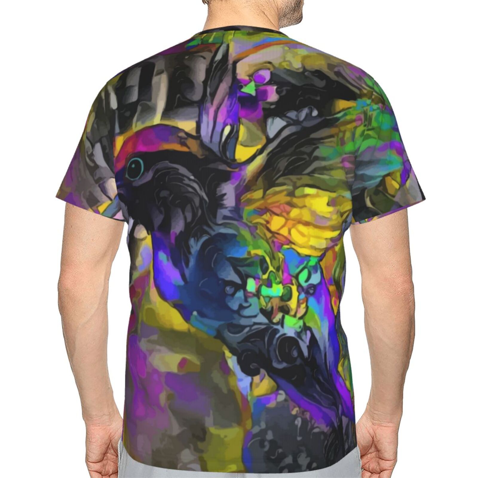 Colibri Technicolor Blandet Medieelementer Klassisk T-shirt