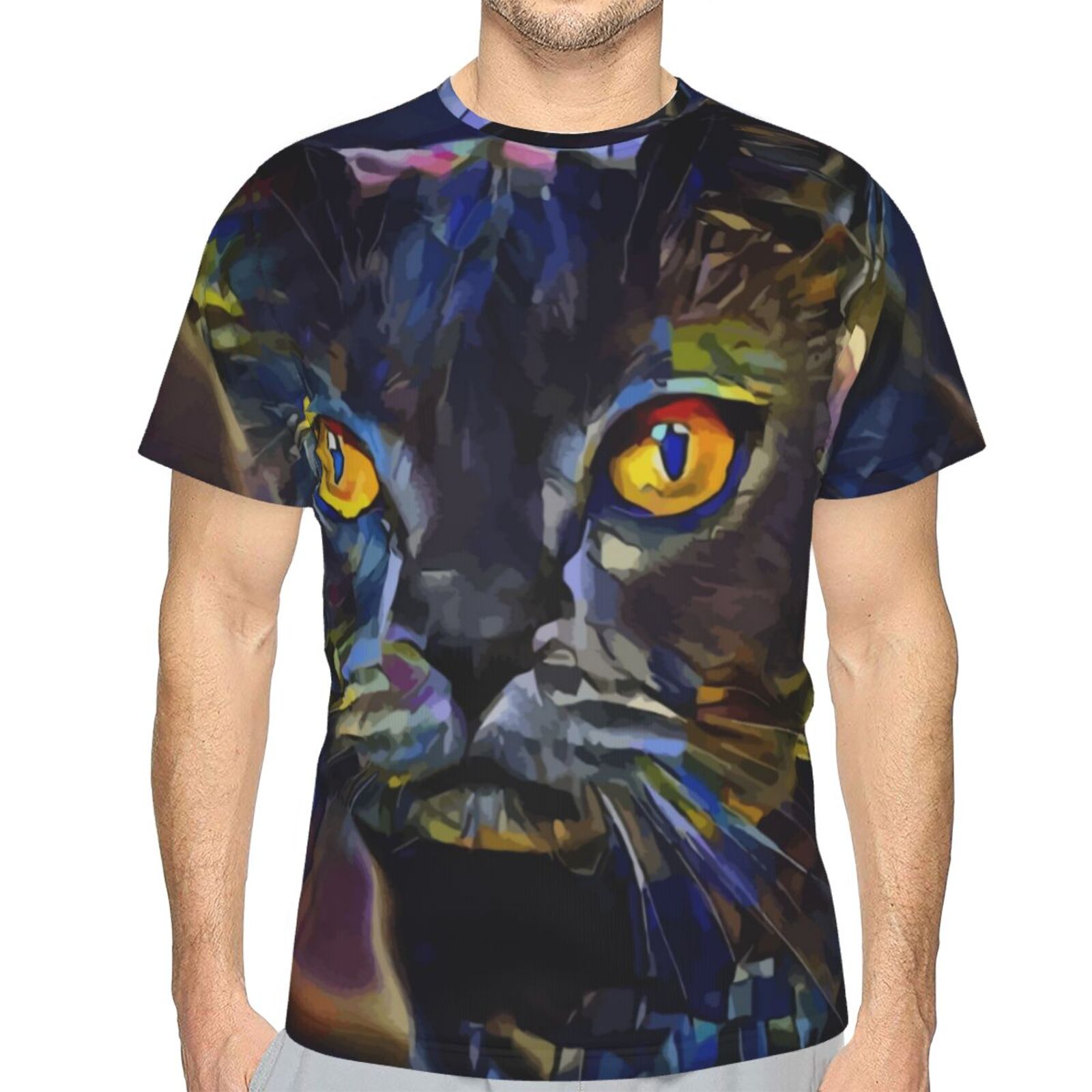 Tango Kat Blandet Medieelementer Klassisk T-shirt