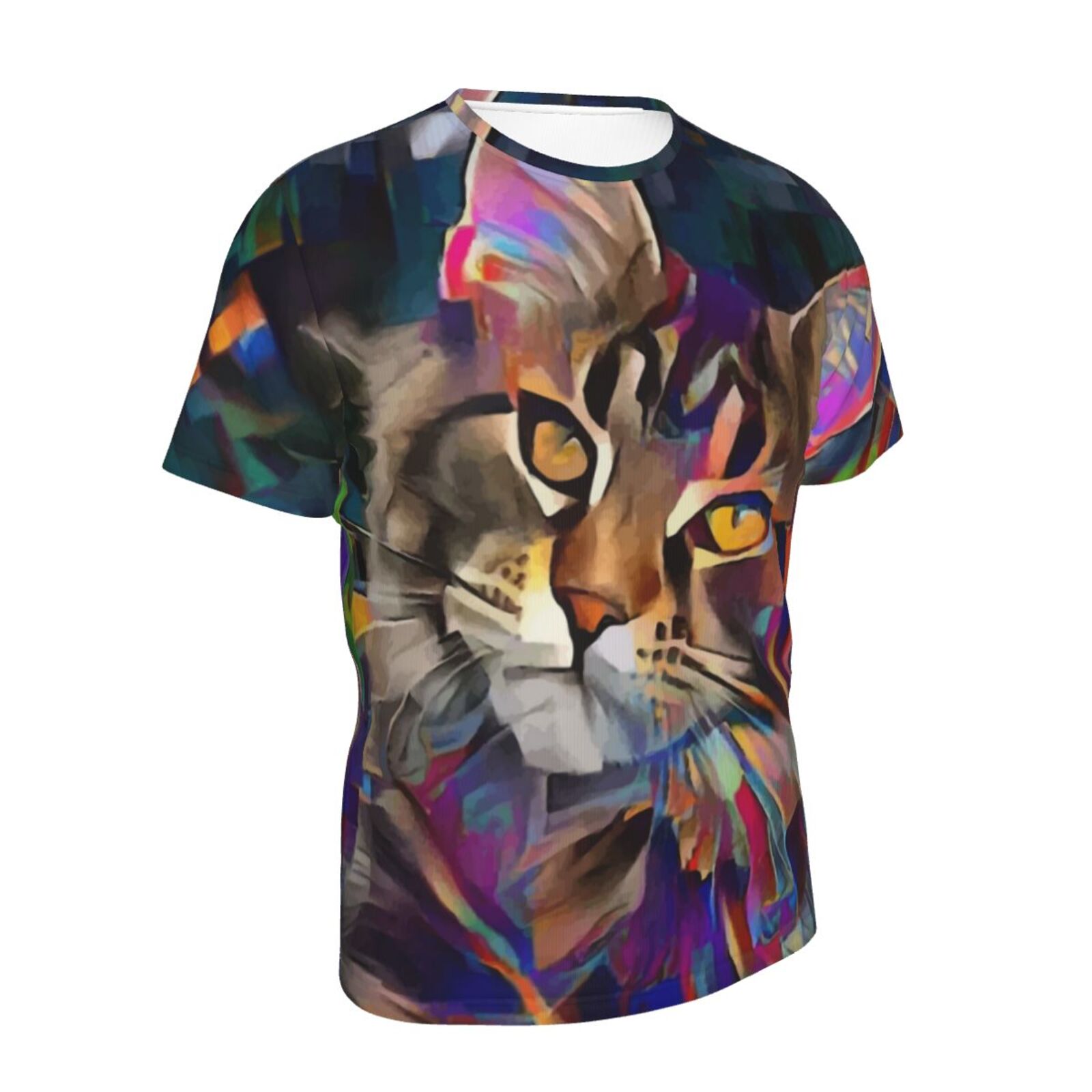 Lazzy Kat Blandet Medieelementer Klassisk T-shirt