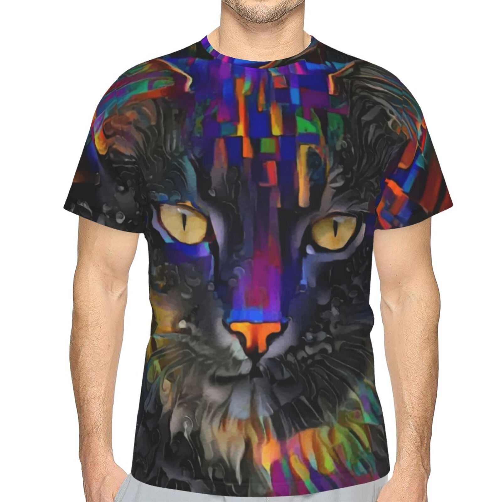 Camilo Kat Blandet Medieelementer Klassisk T-shirt