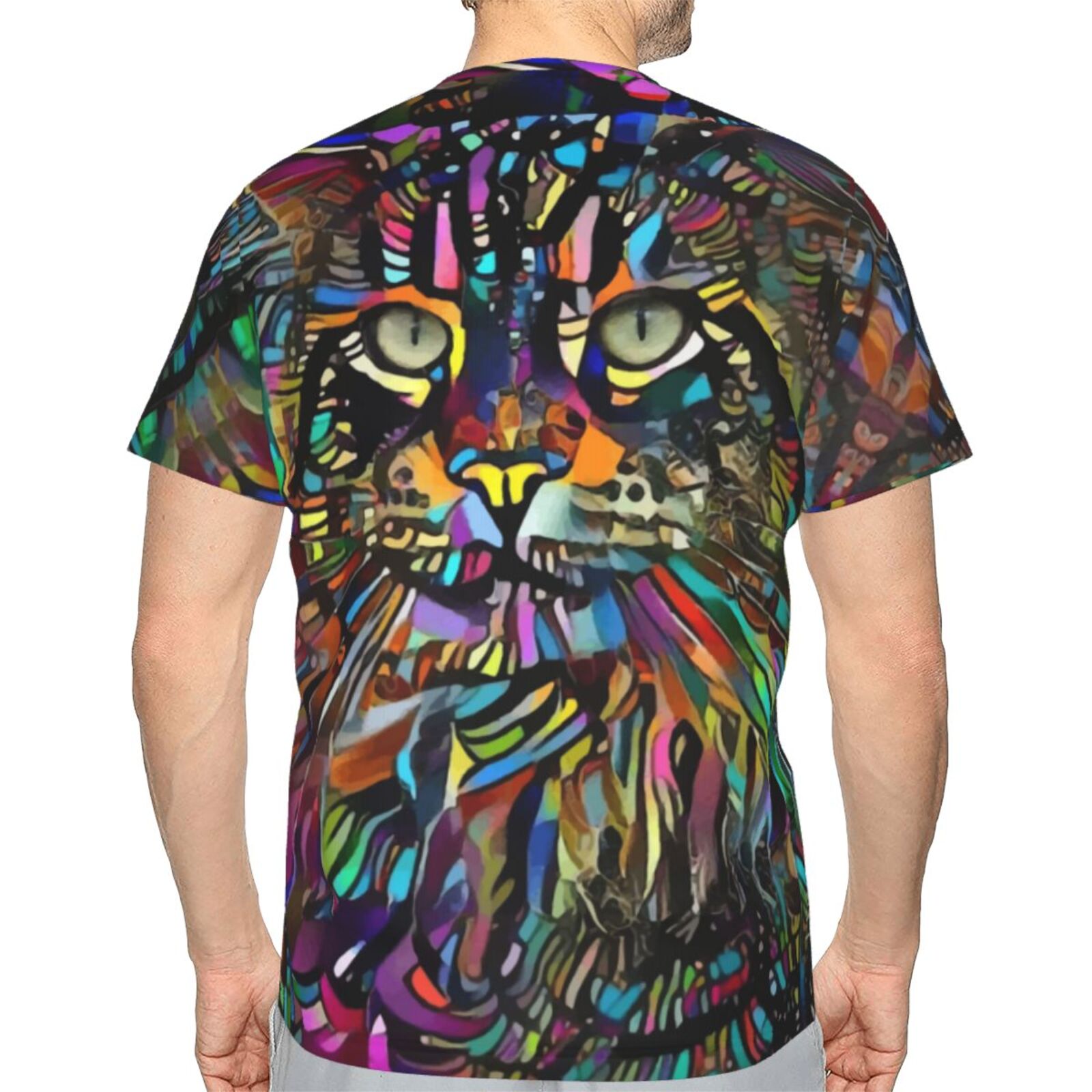 Mangooz Kat Blandet Medieelementer Klassisk T-shirt