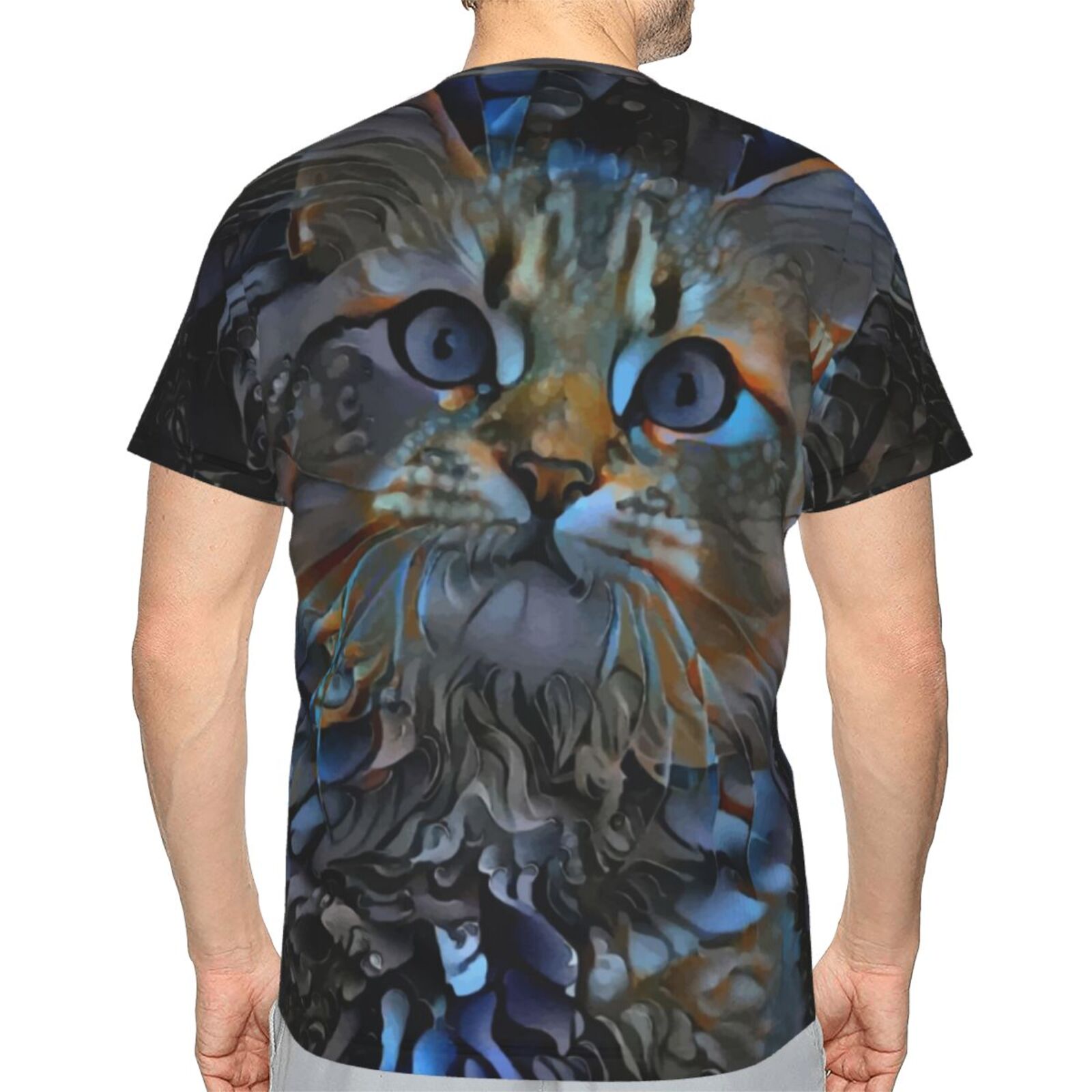 Leyris Kat Blandet Medieelementer Klassisk T-shirt