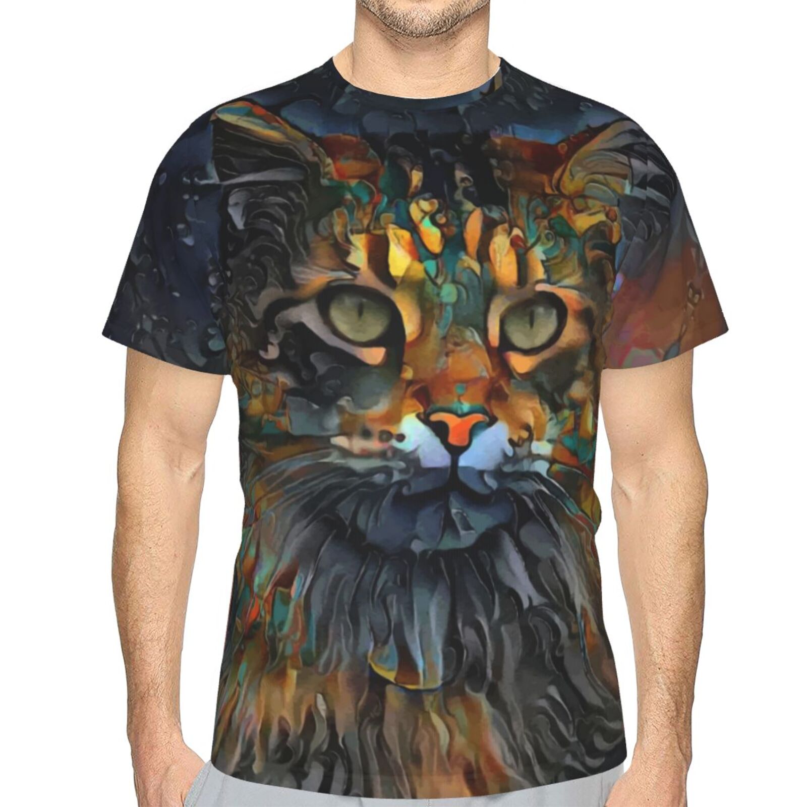 Samson Jr. Kat Blandet Medieelementer Klassisk T-shirt