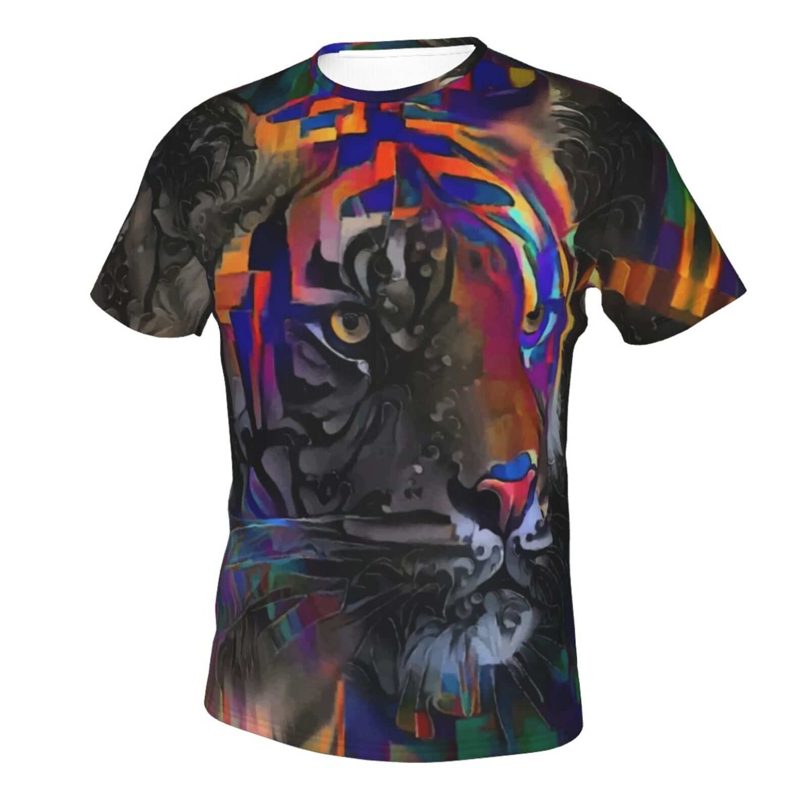 Romeo Tiger Blandet Medieelementer Klassisk T-shirt